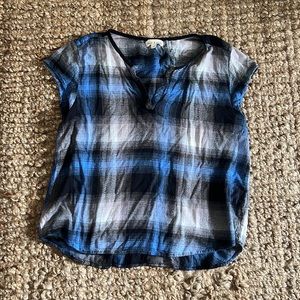Cloth and Stone Plaid Blouse Flannel